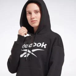 Hoodies & Sweatshirts|Reebok Hoodies & Sweatshirts Identity Logo Fleece Pullover Hoodie