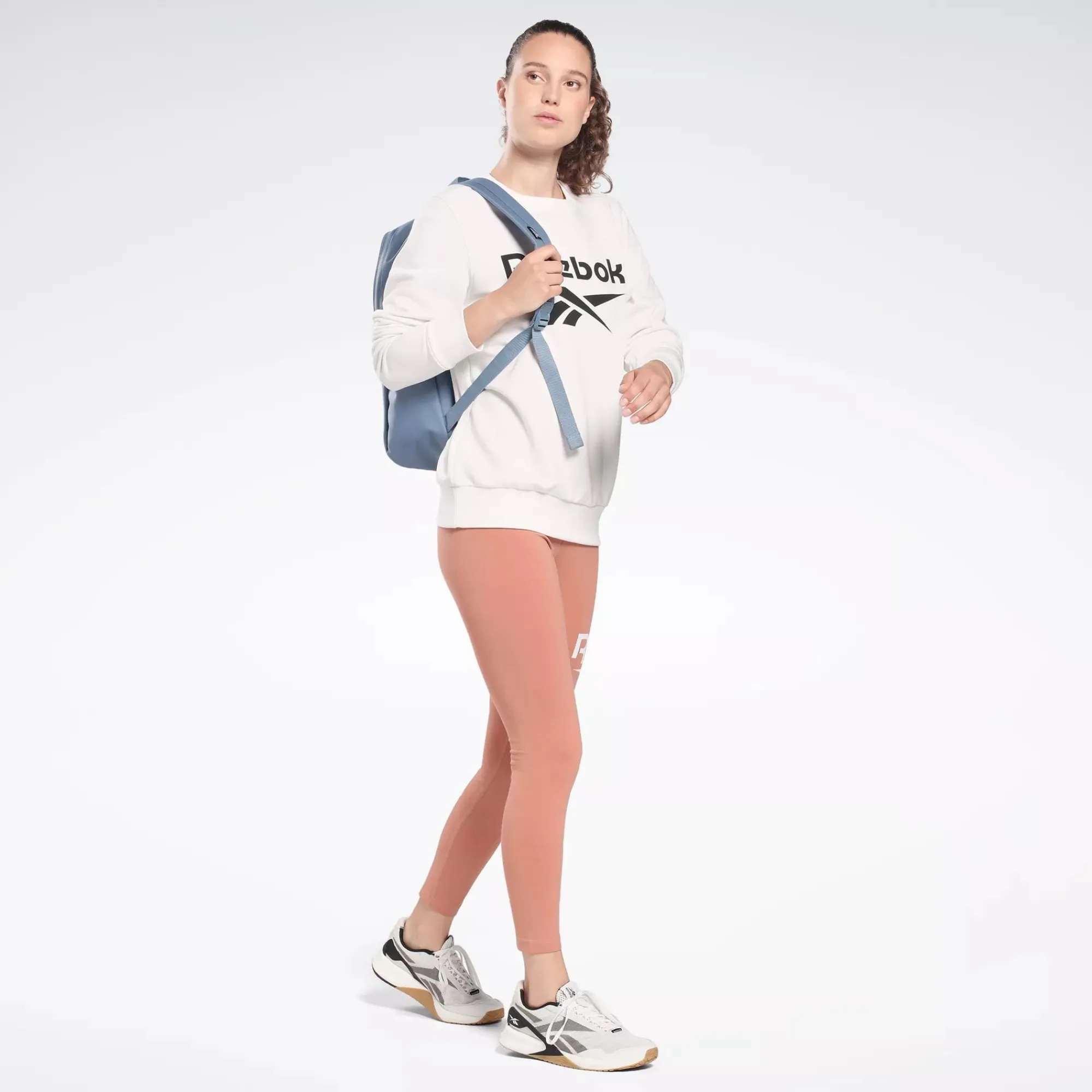 Hoodies & Sweatshirts|Reebok Hoodies & Sweatshirts Identity Logo French Terry Crew Sweatshirt