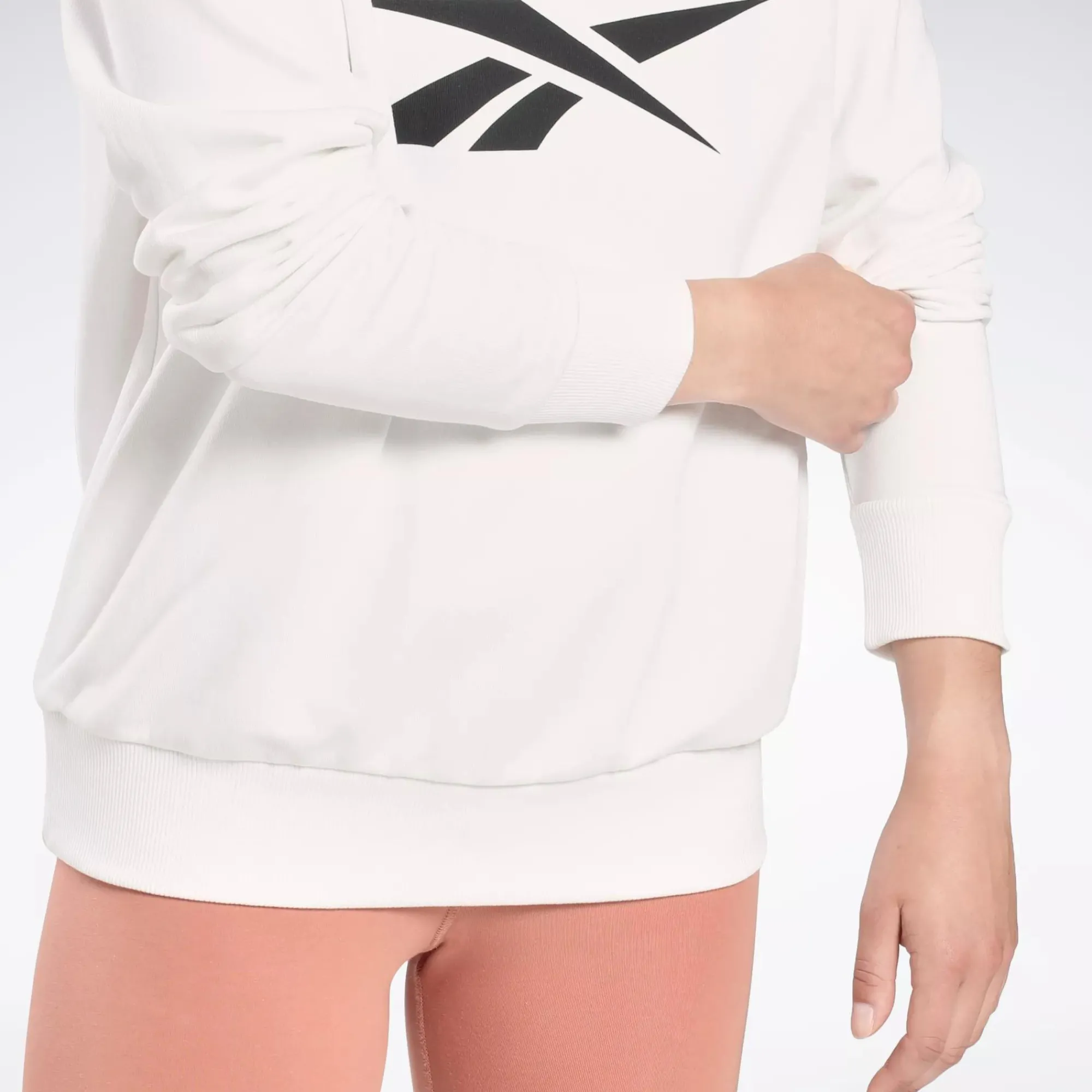 Hoodies & Sweatshirts|Reebok Hoodies & Sweatshirts Identity Logo French Terry Crew Sweatshirt