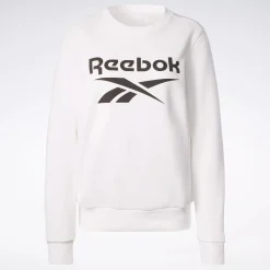 Hoodies & Sweatshirts|Reebok Hoodies & Sweatshirts Identity Logo French Terry Crew Sweatshirt