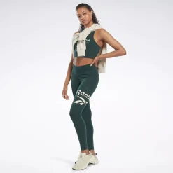 Leggings & Tights|Reebok Leggings & Tights Identity Logo Leggings