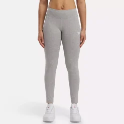 Leggings & Tights|Reebok Leggings & Tights Identity Small Logo Cotton Leggings