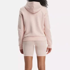 Loungewear|Reebok Loungewear Identity Small Logo Fleece Full-Zip Sweatshirt