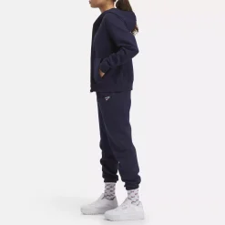 Loungewear|Reebok Loungewear Identity Small Logo Fleece Full-Zip Sweatshirt