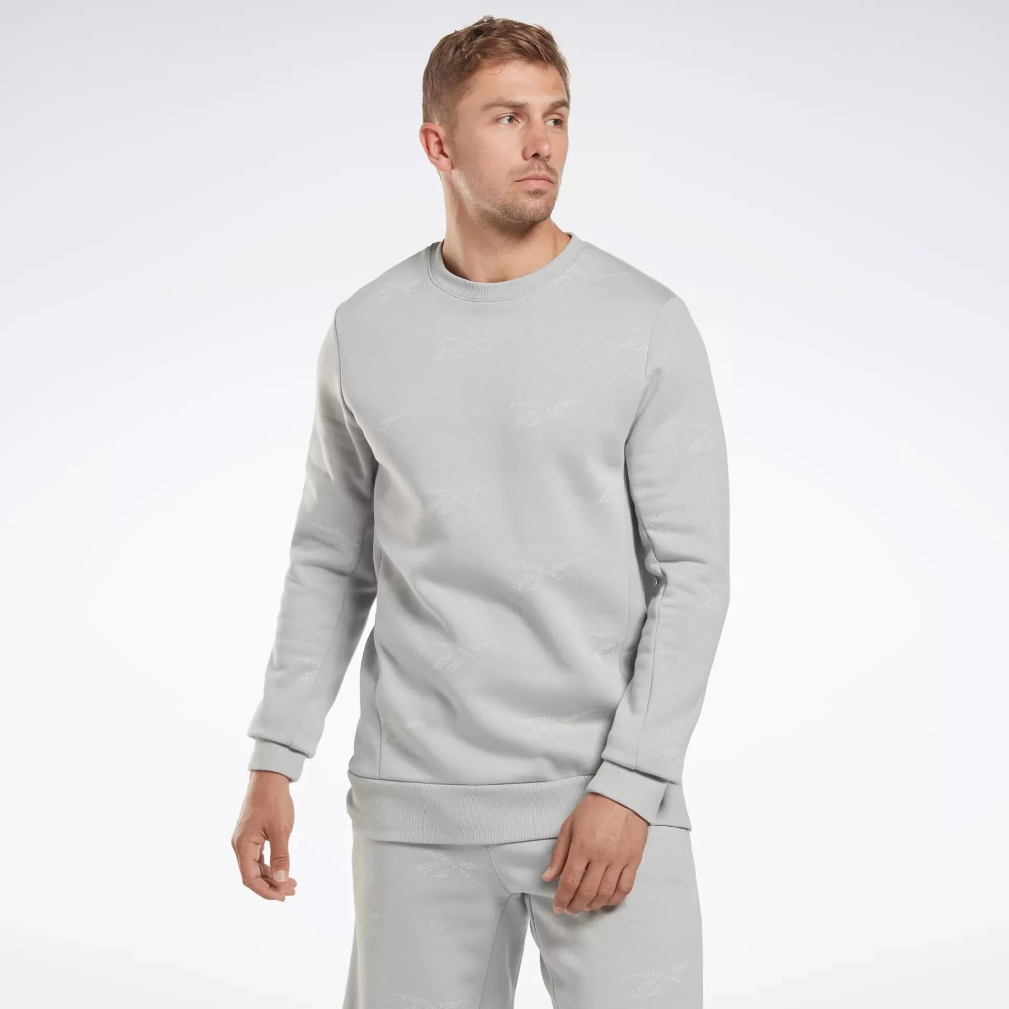 Hoodies & Sweatshirts|Reebok Hoodies & Sweatshirts Identity Vector Fleece Crew Sweatshirt