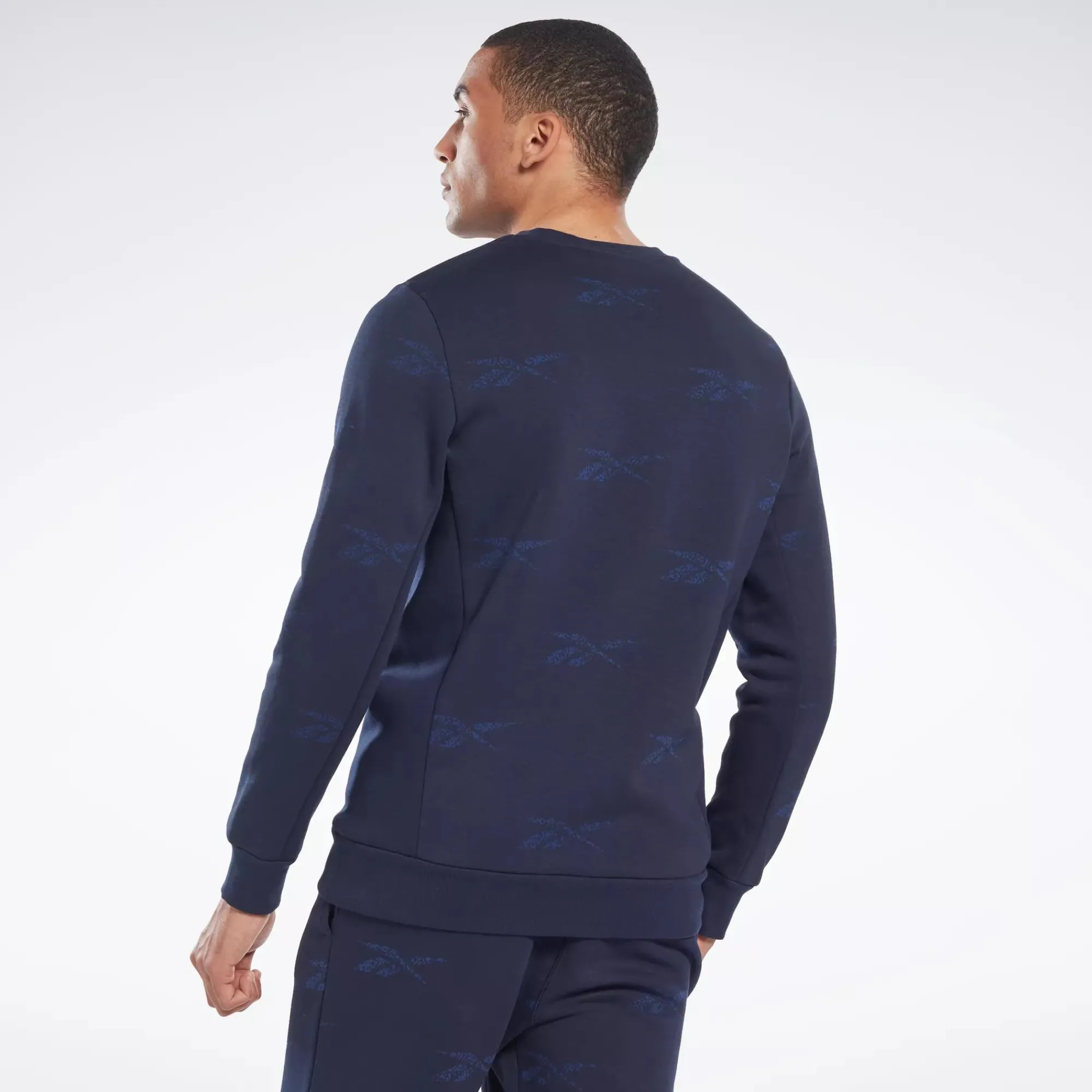 Hoodies & Sweatshirts|Reebok Hoodies & Sweatshirts Identity Vector Fleece Crew Sweatshirt