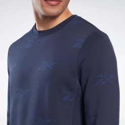 Hoodies & Sweatshirts|Reebok Hoodies & Sweatshirts Identity Vector Fleece Crew Sweatshirt