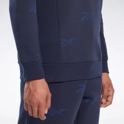 Hoodies & Sweatshirts|Reebok Hoodies & Sweatshirts Identity Vector Fleece Crew Sweatshirt