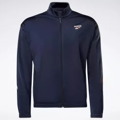 Jackets|Reebok Jackets Identity Vector Knit Track Jacket