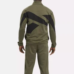 Jackets|Reebok Jackets Identity Vector Knit Track Jacket