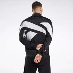 Jackets|Reebok Jackets Identity Vector Knit Track Jacket
