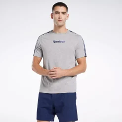Tops & T-Shirts|Reebok Tops & T-Shirts Identity Vector Tape T-Shirt