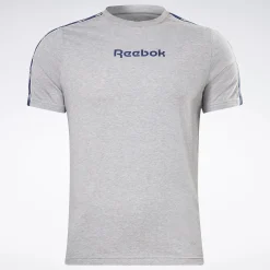 Tops & T-Shirts|Reebok Tops & T-Shirts Identity Vector Tape T-Shirt