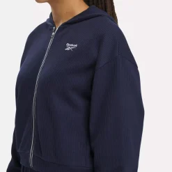 Loungewear|Reebok Loungewear Rie Waffle Full-Zip Hoodie