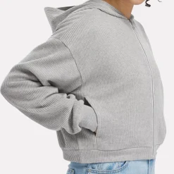 Loungewear|Reebok Loungewear Rie Waffle Full-Zip Hoodie