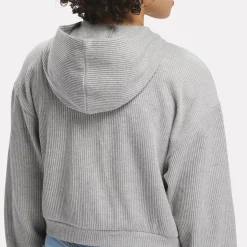 Loungewear|Reebok Loungewear Rie Waffle Full-Zip Hoodie