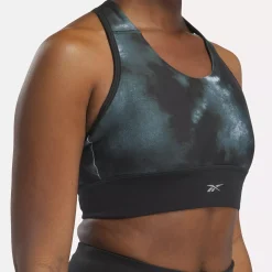 Sports Bras|Reebok Sports Bras Running Allover Print Bra