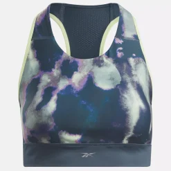 Sports Bras|Reebok Sports Bras Running Allover Print Bra (Plus Size)