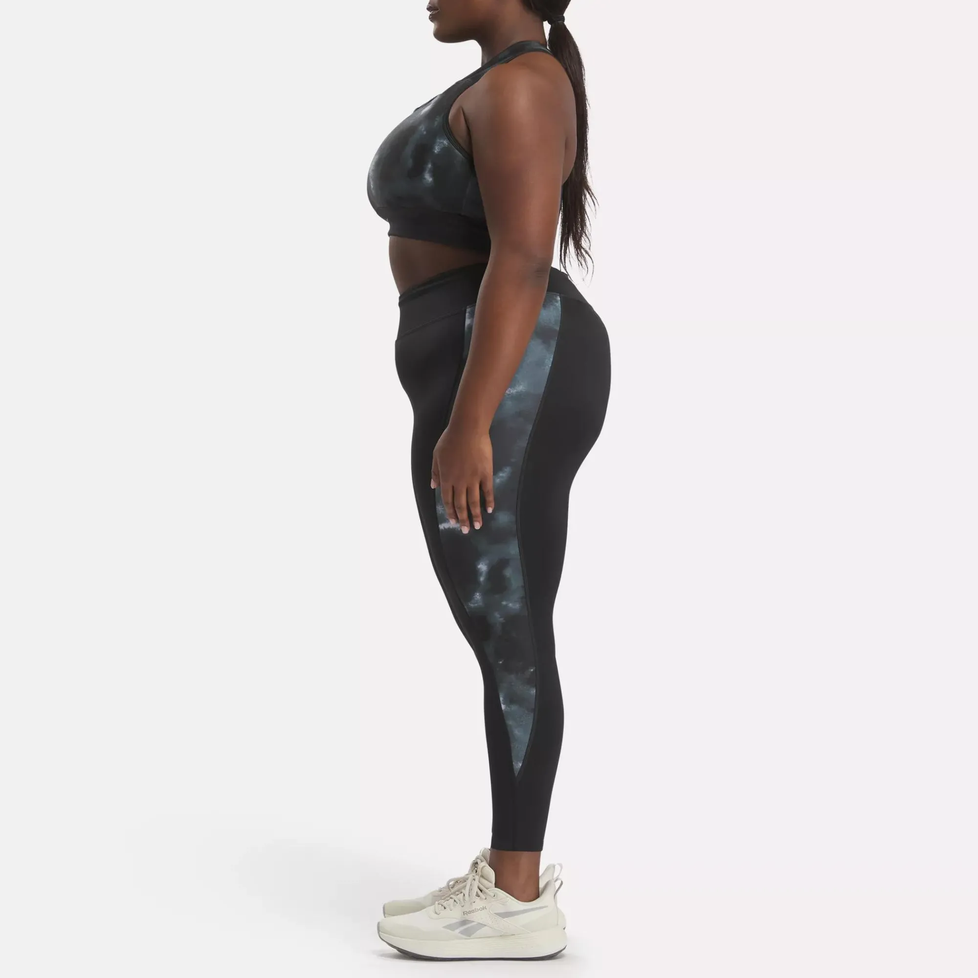 Leggings & Tights|Reebok Leggings & Tights Running Allover Print Leggings (Plus Size)
