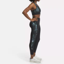 Leggings & Tights|Reebok Leggings & Tights Running Allover Print Leggings