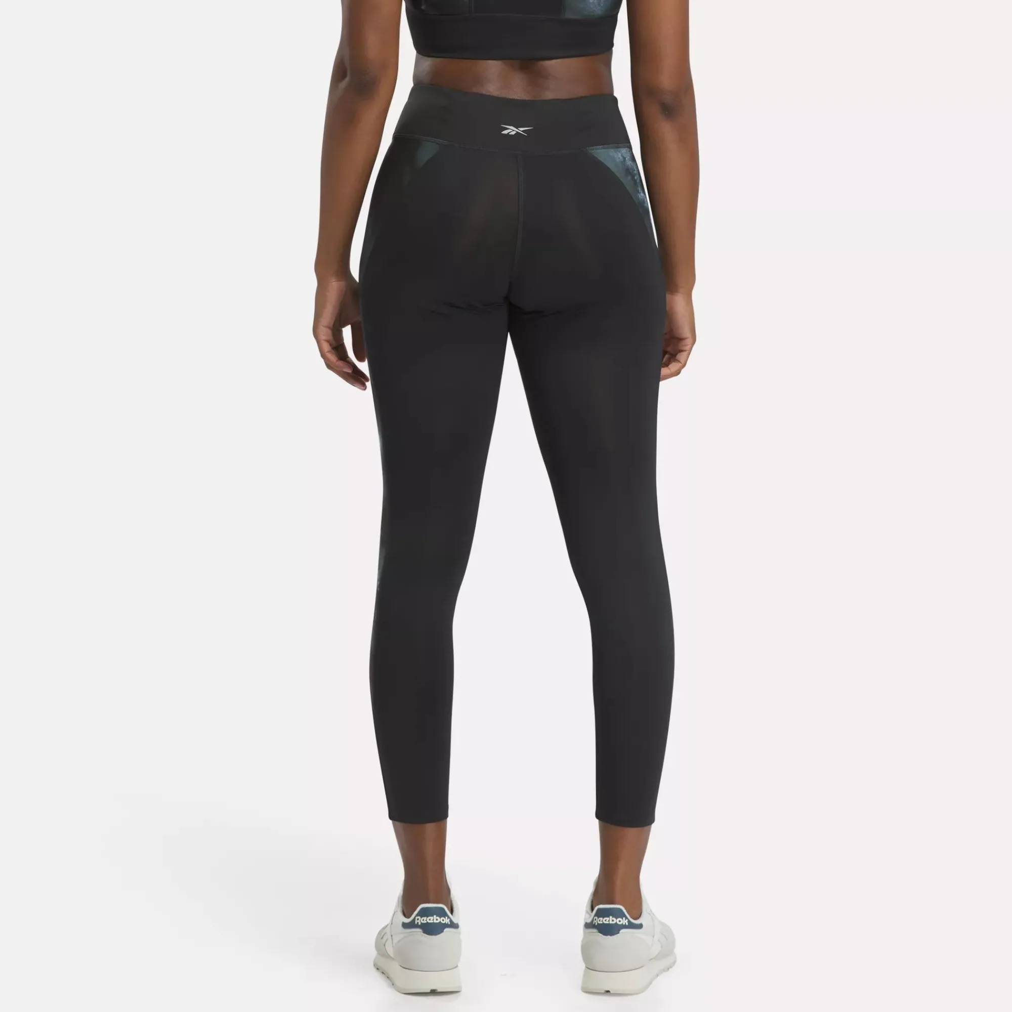 Leggings & Tights|Reebok Leggings & Tights Running Allover Print Leggings