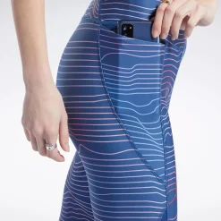 Leggings & Tights|Reebok Leggings & Tights Running Printed Leggings