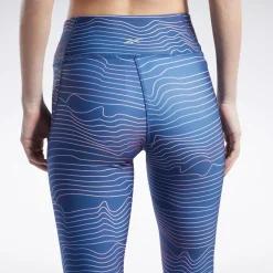 Leggings & Tights|Reebok Leggings & Tights Running Printed Leggings
