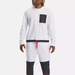 Hoodies & Sweatshirts|Reebok Hoodies & Sweatshirts Spyder X Lounge Long Sleeve Crew Sweatshirt