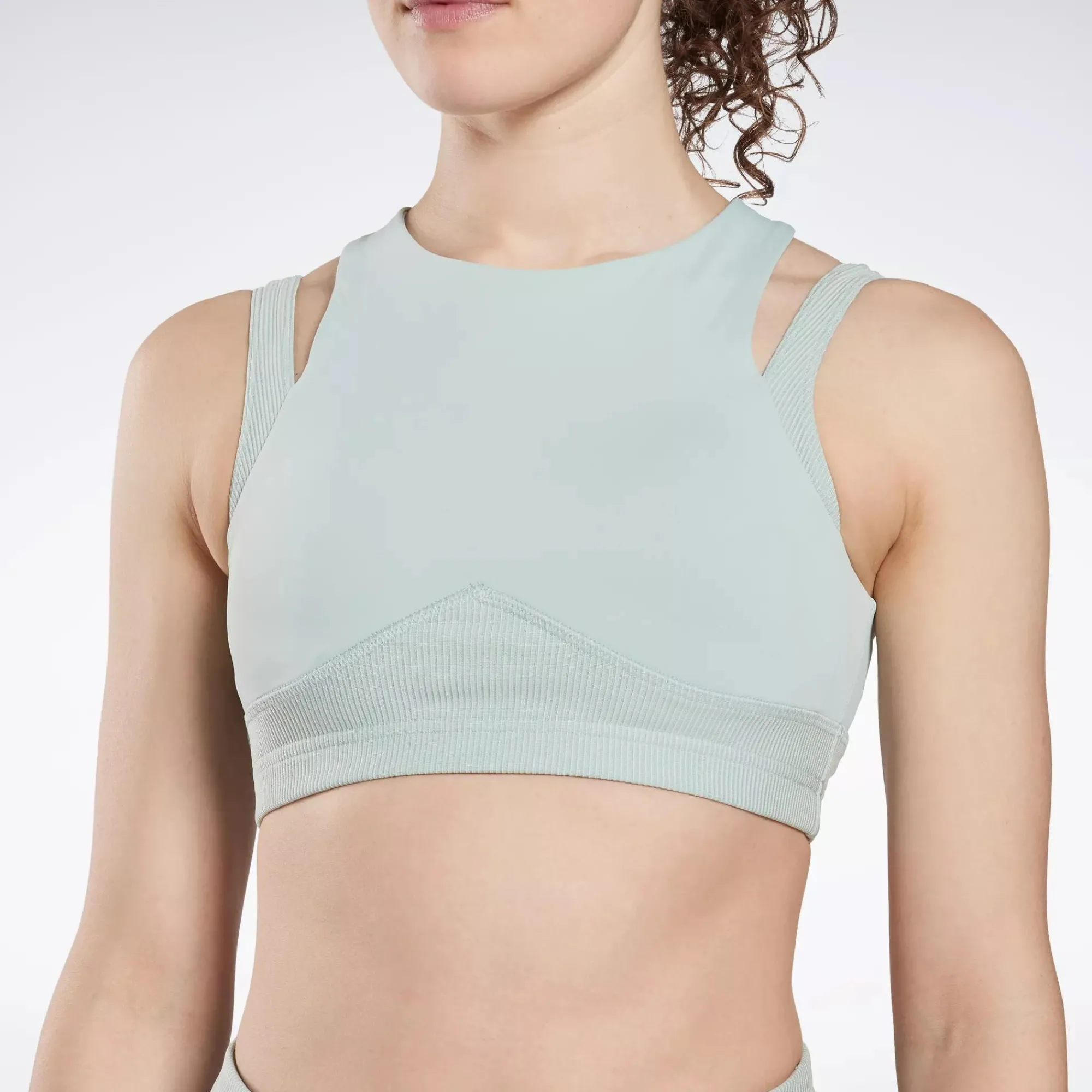 Tank Tops|Reebok Tank Tops Studio Layered Bra Top