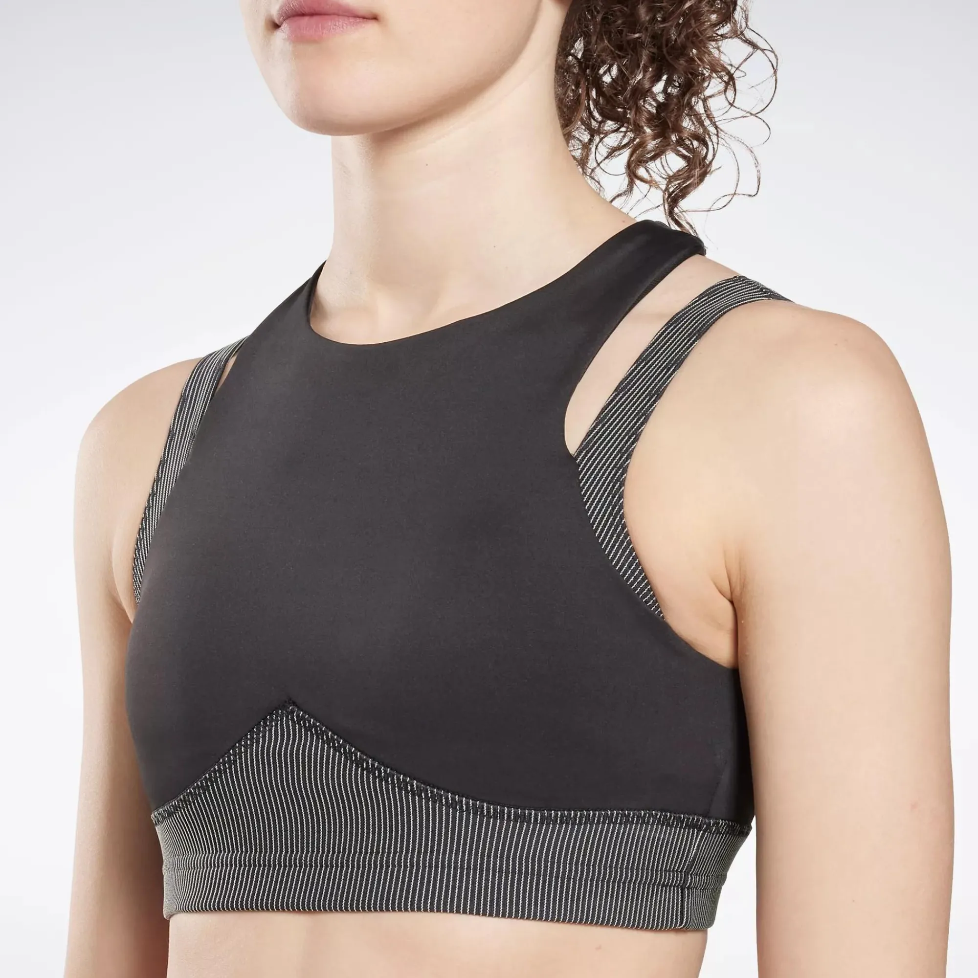 Tank Tops|Reebok Tank Tops Studio Layered Bra Top