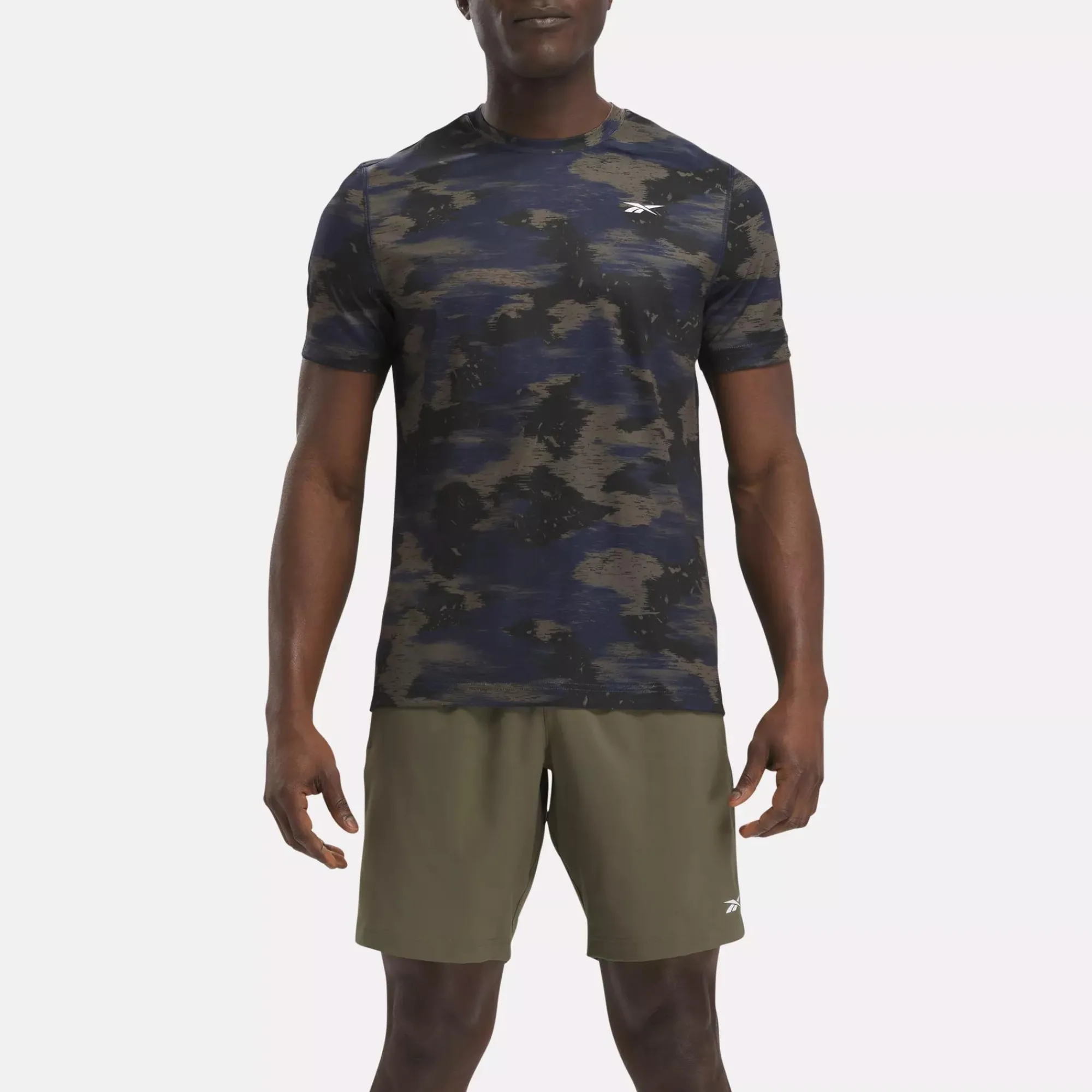 Tops & T-Shirts|Reebok Tops & T-Shirts Training Camo T-Shirt