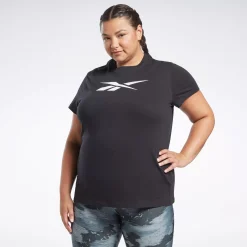 Tops & T-Shirts|Reebok Tops & T-Shirts Training Essentials Vector Graphic Tee (Plus Size)