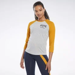 Tops & T-Shirts|Reebok Tops & T-Shirts Workout Ready Baseball T-Shirt