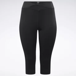 Leggings & Tights|Reebok Leggings & Tights Workout Ready Basic Capri Leggings (Plus Size)