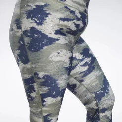 Leggings & Tights|Reebok Leggings & Tights Workout Ready Camo Print Leggings (Plus Size)