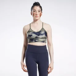 Sports Bras|Reebok Sports Bras Workout Ready Camo Print Bra
