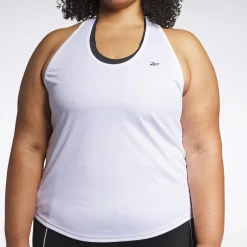 Tank Tops|Reebok Tank Tops Workout Ready Mesh Back Tank Top (Plus Size)