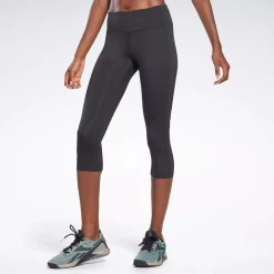 Leggings & Tights|Reebok Leggings & Tights Workout Ready Mesh Capri Tights