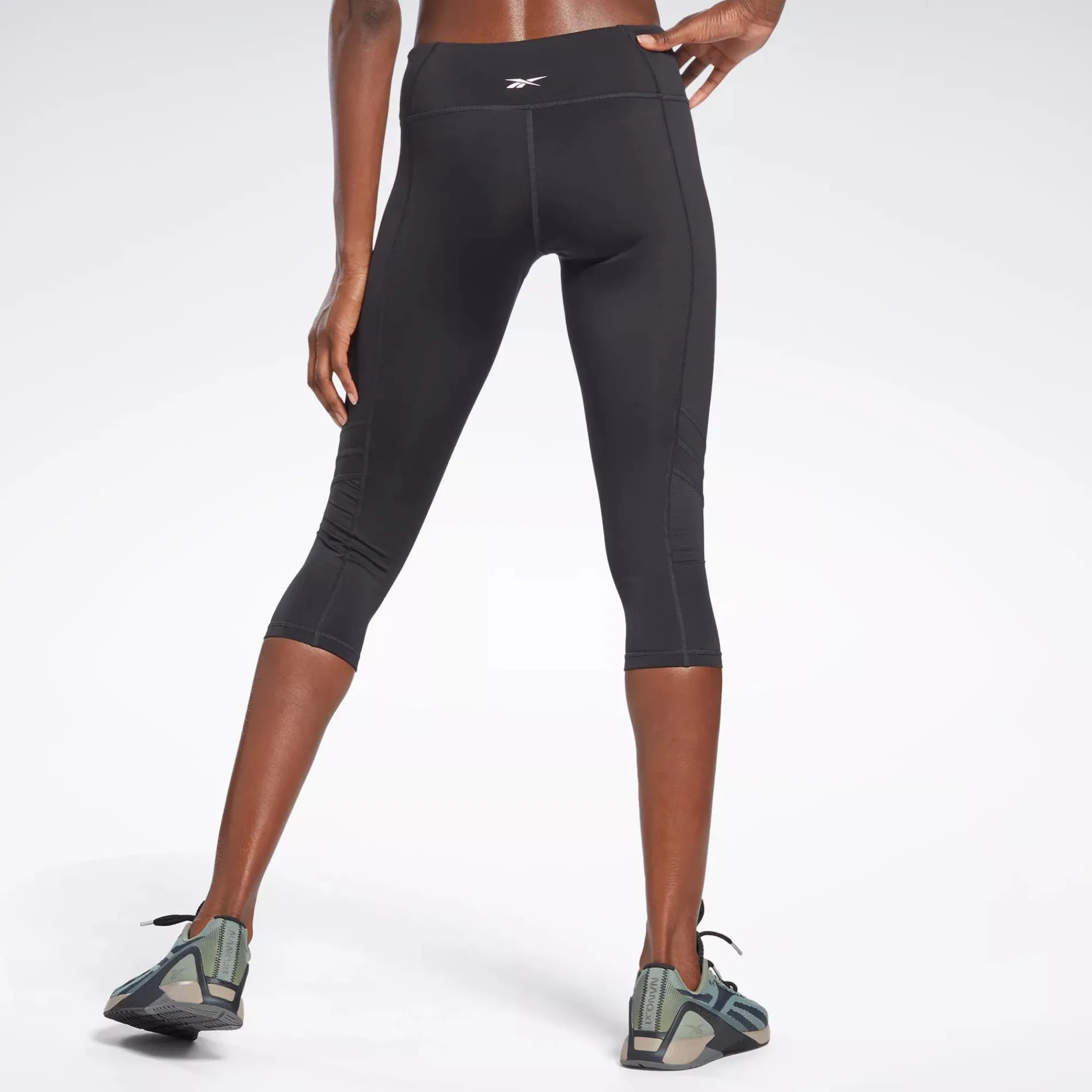 Leggings & Tights|Reebok Leggings & Tights Workout Ready Mesh Capri Tights