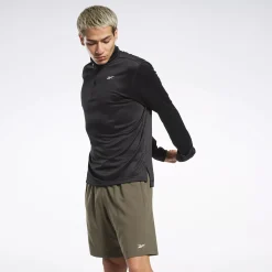 Hoodies & Sweatshirts|Reebok Hoodies & Sweatshirts Workout Ready Quarter-Zip Top