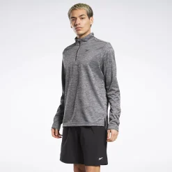 Hoodies & Sweatshirts|Reebok Hoodies & Sweatshirts Workout Ready Quarter-Zip Top
