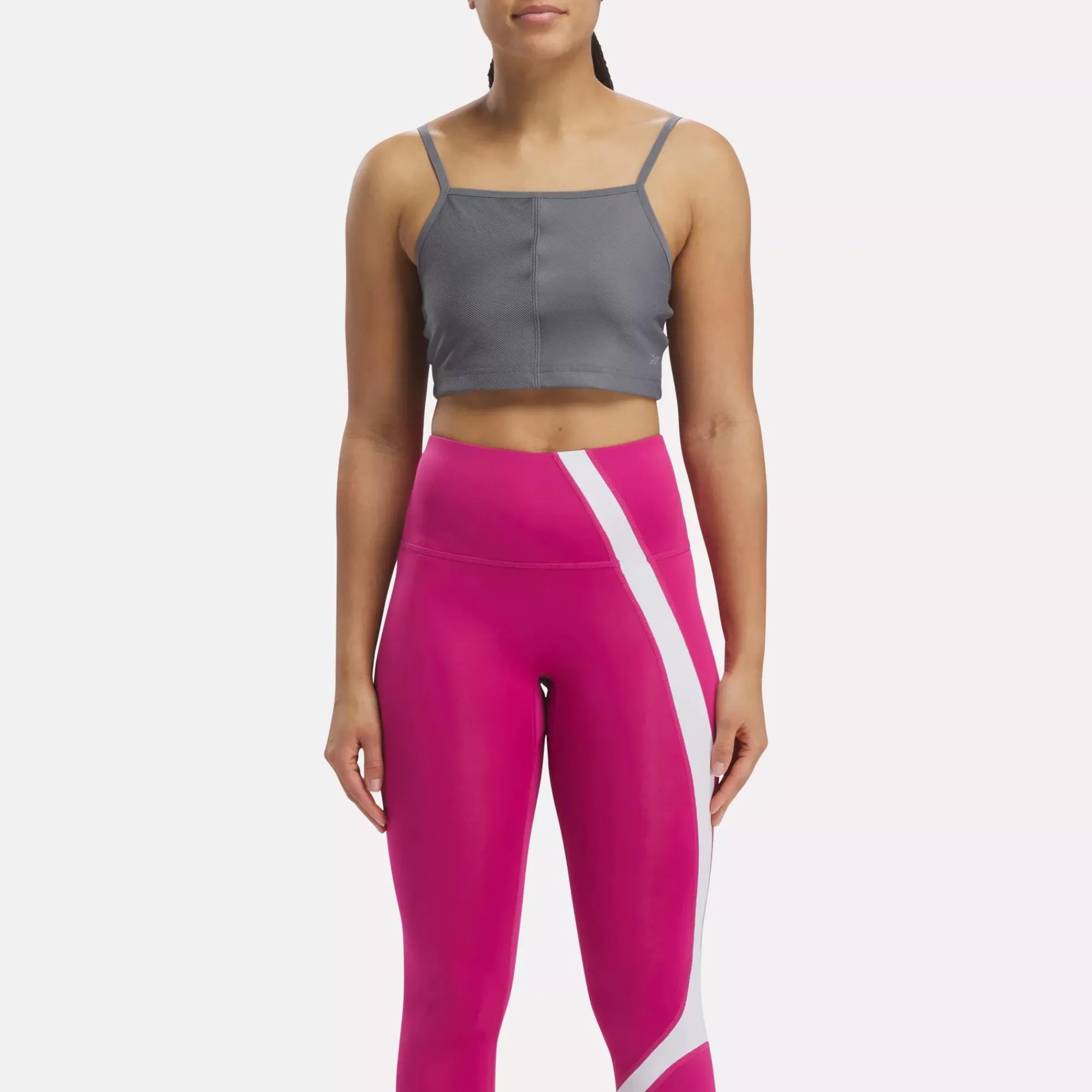 Yoga|Reebok Yoga Yoga Performance Rib Crop Top