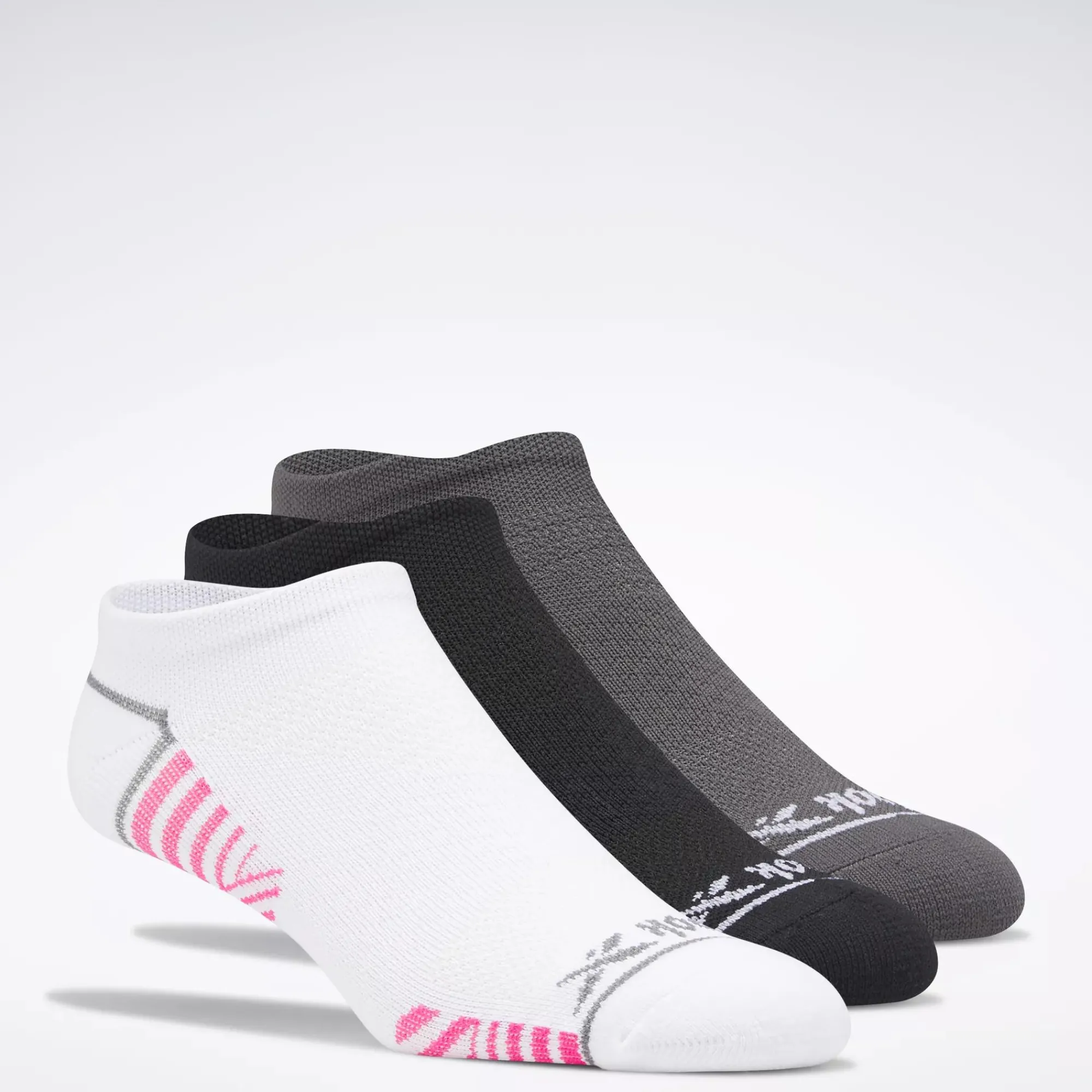 Socks|Reebok Socks Zoned Cushion No-Show Socks 3 Pairs